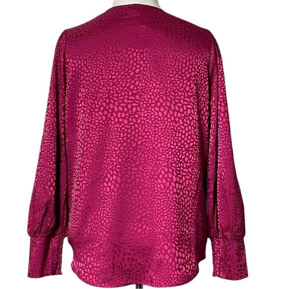 Chenault Vibrant Magenta Blouse - Picture 3 of 13